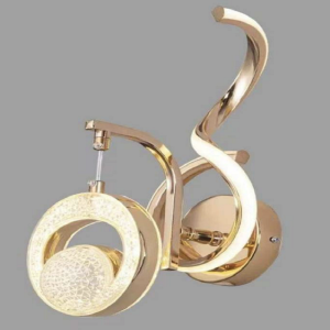چراغ دیوارکوب پرنور و لوکس و خاص طلایی
