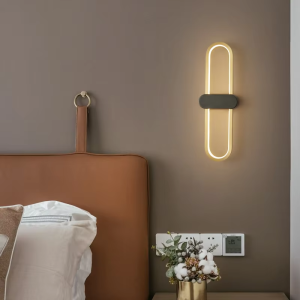 چراغ دیواری کنار تخت مدرن مینیمالیستی /دیوارکوب مناسب اتاق نشیمن/ چراغ دیواری LED هتل / چراغ دیواری تزئینی کد 9003