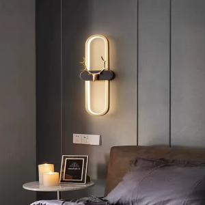 چراغ دیواری کنار تخت مدرن مینیمالیستی /دیوارکوب مناسب اتاق نشیمن/ چراغ دیواری LED هتل / چراغ دیواری تزئینی کد 9003