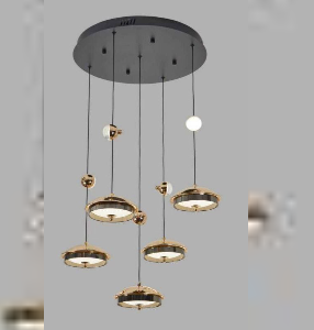 لوستر آویز مدادی کریستالی دوبلکسی به همراه آویز تک و دیوارکوب و ست سالنی کد 6194