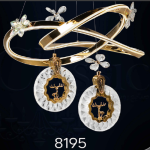 لوستر خواب و آشپزخانه زیبا و پرنور ریموت دار کد 8195