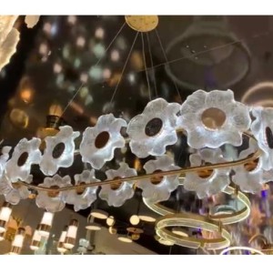 لوستر سقفی ماه و ستاره مناسب اتاق کودک و اتاق خواب و راهرو با رنگ بدنه مشکی و نور ال ای دی سه حالته و قطر 40