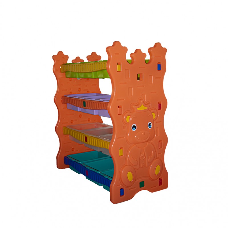 قفسه اسباب بازی کودک مدل 12 باکس قلعه میشا