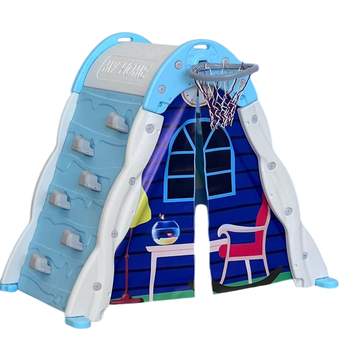 کلبه بازی کودک مدل هپی آبی