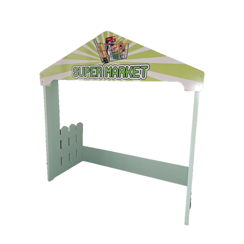 مینی کلبه مشاغل کودکان چوبی مدل سوپرمارکت