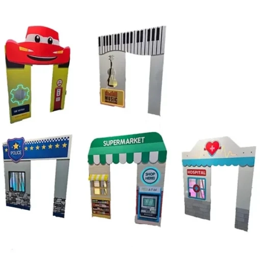 اتاقک مشاغل چوبی مدل فانتزی