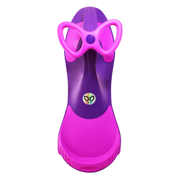 سه چرخه لوپ کار چرخ ژله ای ساده بنفش صورتی LOOPCAR