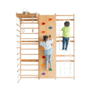 مجموعه ورزشی چوبی کودکان مدل ادونچر مانکی