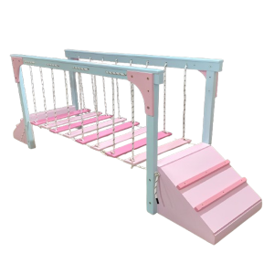 مجموعه ورزشی چوبی پل معلق (پارالل)