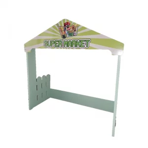 مینی کلبه مشاغل کودکان چوبی مدل سوپرمارکت