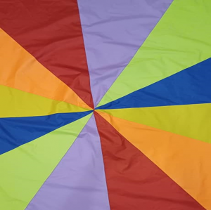 چتر شادی رنگین کمانی (پاراشوت) قطر 2 متر