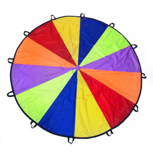 چتر شادی رنگین کمانی (پاراشوت) قطر 3 متر (12 نفره)