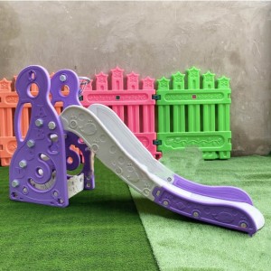 سرسره کودک مدل آلفابت 4 پله رنگ بنفش