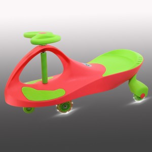 سه چرخه لوپ کار چرخ ژله ای چراغ دار صورتی سبز LOOPCAR LED