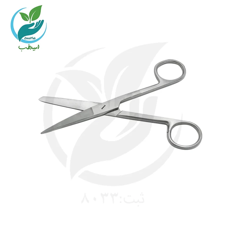 قیچی جراحی  یک سر تیز 14 سانت