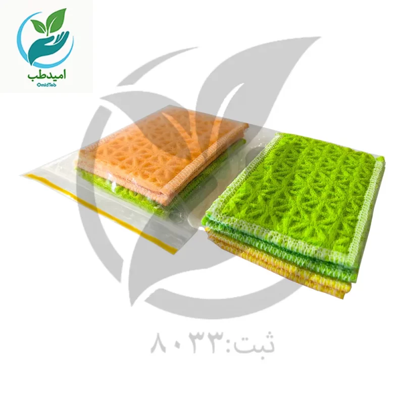 پد اسفنجی الکترود فیزیوتراپی طرح فرانسوی بسته 2 عددی