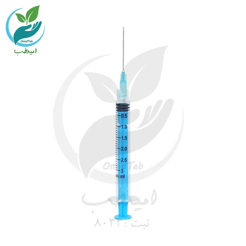سرنگ 3 سی سی لورلاک سوپا گیج 23