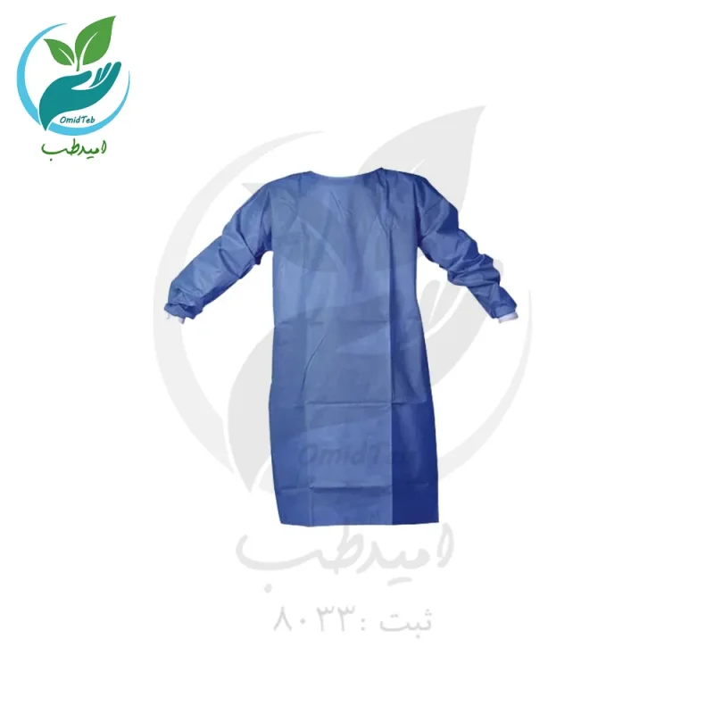 گان جراح مچ دار قد 120 سانت 30 گرم