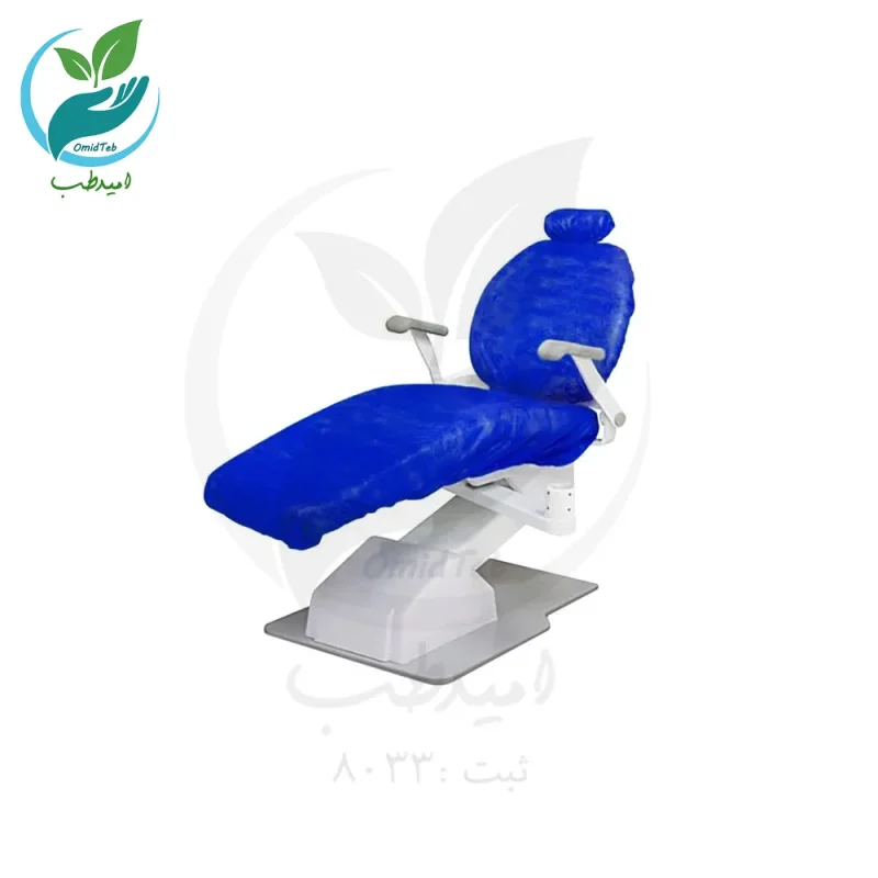 کاور یونیت دندانپزشکی الیافی آبی بسته 5 عددی