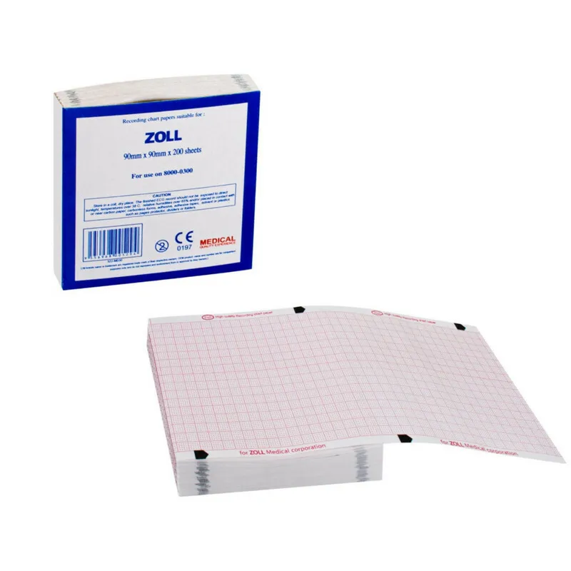 کاغذ الکتروشوک زول ۹ سانتی‌متر (ZOLL 90mm)