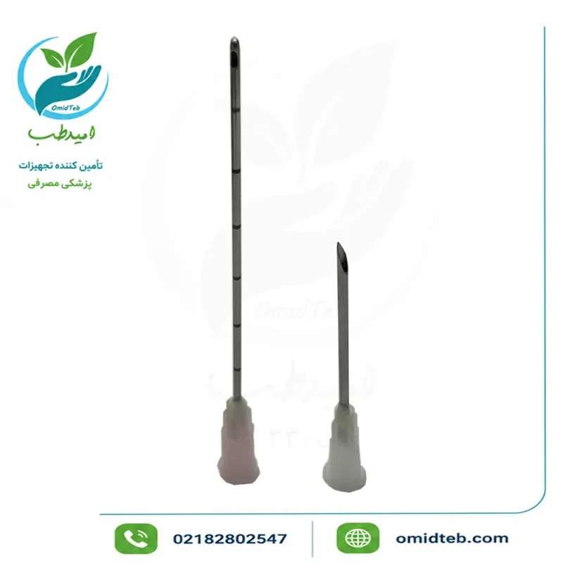 میکروکانولا گیج ۱۸ طول ۷۰ میلی‌ متر حلما طب