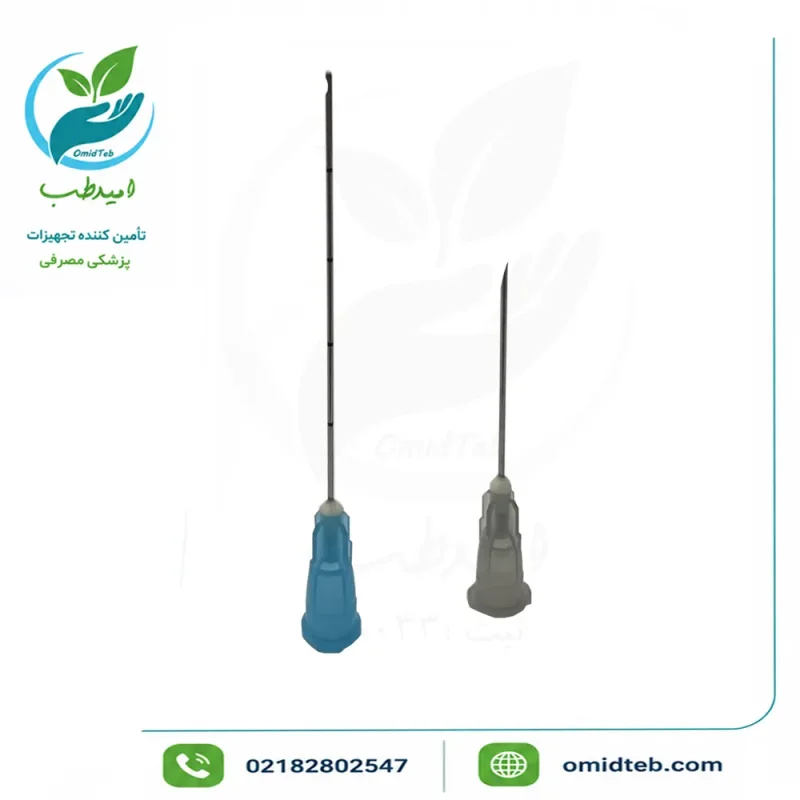 میکروکانولا گیج ۲۳ طول ۵۰ میلی‌متر حلما طب
