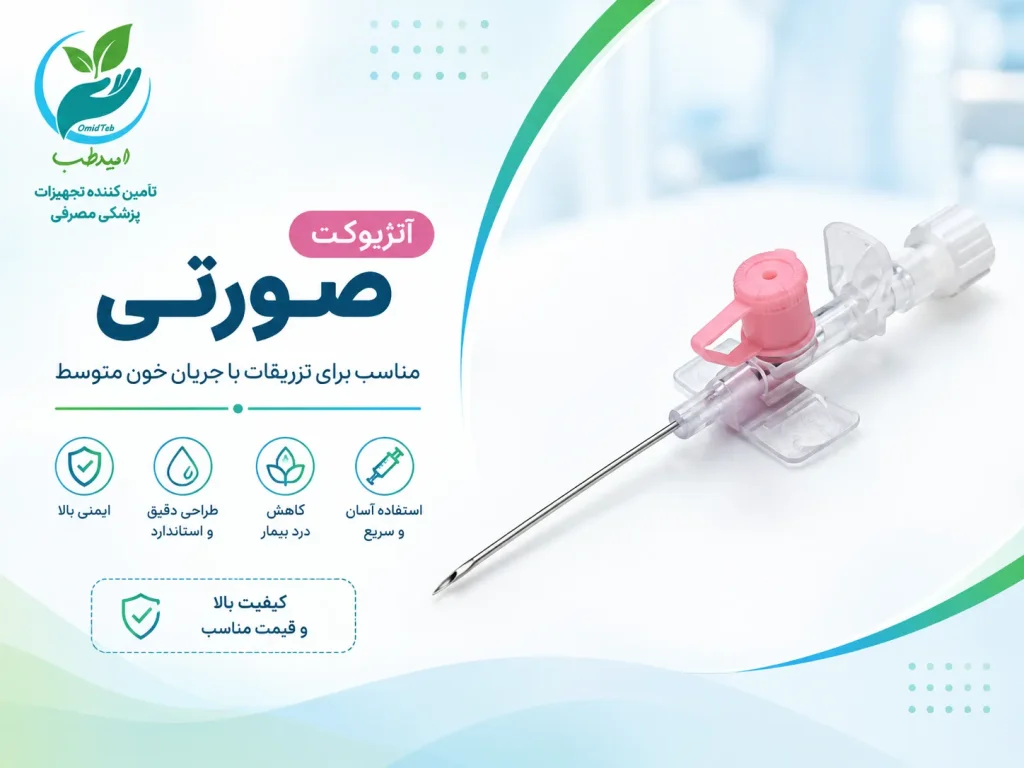 آنژیوکت صورتی (گیج ۲۰)