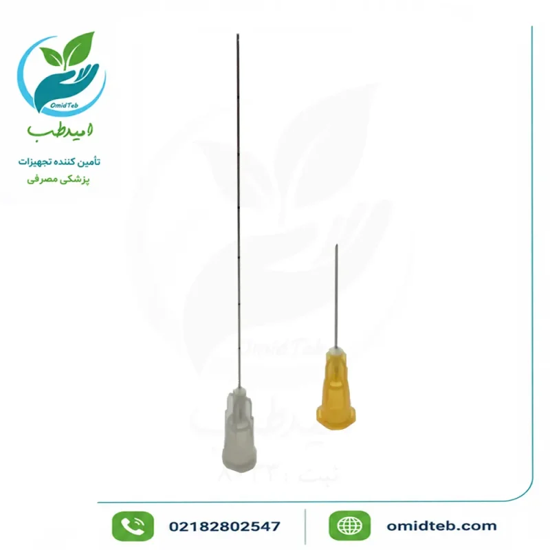 میکروکانولا گیج ۲۷ طول ۷۰ میلی‌متر حلما طب