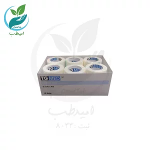 چسب ضد حساسیت ۲.۵ سانتی‌متر تی‌ جی‌ مد (TG Med)