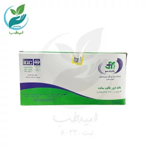 باند کنار بافت پادینه سبز 15 سانت سه یارد