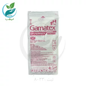 دستکش جراحی حریر بدون پودر سایز 6.5