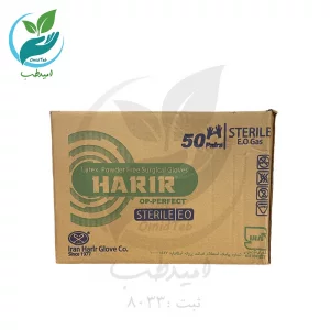 دستکش جراحی حریر بدون پودر سایز 7