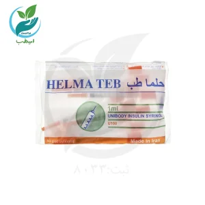 سرنگ انسولین یکپارچه حلما طب بسته 100 عددی