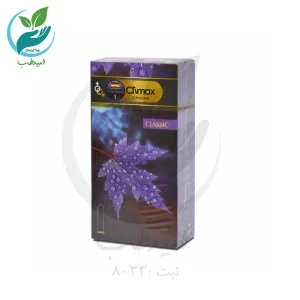 کاندوم ساده کلایمکس مدل کلاسیک بسته ۱۲ عددی