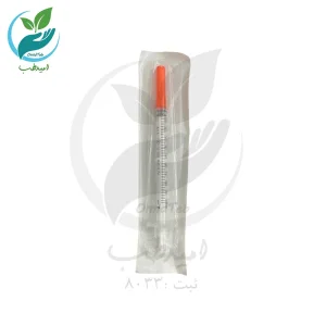 سرنگ انسولین 1 سی سی G30 یکپارچه آوا بسته بندی تکی