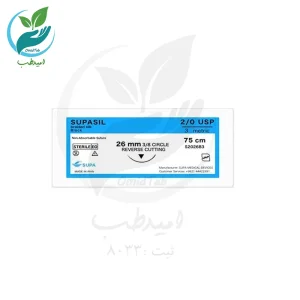 نخ بخیه سیلک 2/0 ریورس کات سوپا