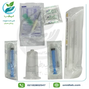 محتویات کامل کیت PRP ارتوپدی شمس آزما شامل لوله، اکتیواتور و ژل کریتور