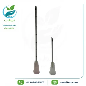 میکروکانولا گیج ۱۸ طول ۷۰ میلی‌ متر حلما طب