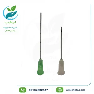 میکروکانولا گیج ۲۱ طول ۵۰ میلی‌متر حلما طب
