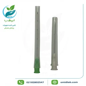 میکروکانولا گیج ۲۱ طول ۵۰ میلی‌متر حلما طب