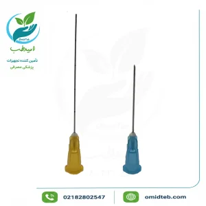 میکروکانولا گیج ۲۵ طول ۵۰ میلی‌متر حلما طب