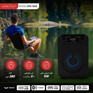 اسپیکر بلوتوثی گریت نایس مدل GTS-1345