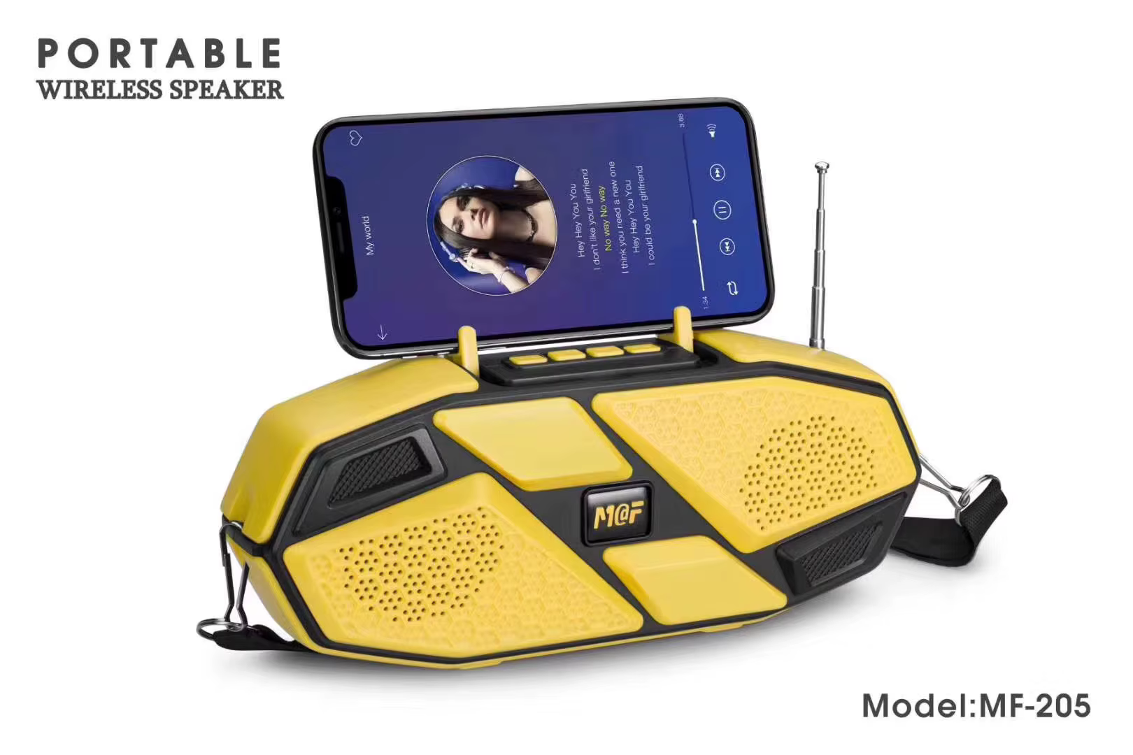 اسپیکر بلوتوثی ام اف  مدل MF-205