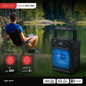 اسپیکر بلوتوثی مدل GTS-1361