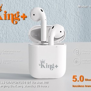 هندزفری بلوتوثی طرح ایرپاد  برند کینگ پلاس مدل HK-70