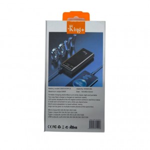 پاوربانک سوپر فست (۶۶وات) ۱۰ هزار برند کینگ پلاس KING PLUS مدل HK-120
