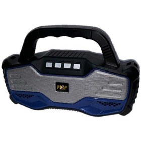 خرید اسپیکر بلوتوثی قابل حمل M&F مدل MF-201 | باتری ۱۲۰۰ mAh و ورودی AUX/USB