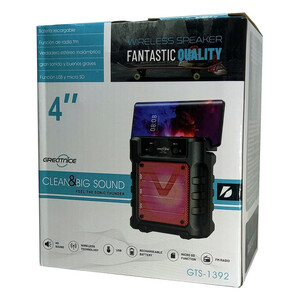 اسپیکر بلوتوثی 4 اینچ قابل حمل گریت نایس مدل GTS-1392