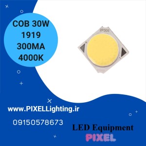 چیپ  cob نچرال 30 وات 300میلی آمپر