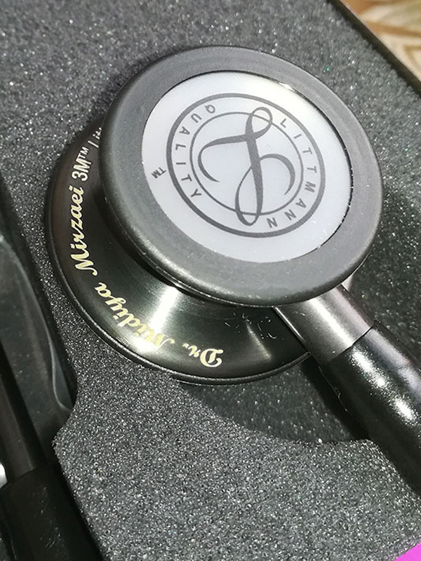 گوشی پزشکی فول مشکی Littmann classic III
